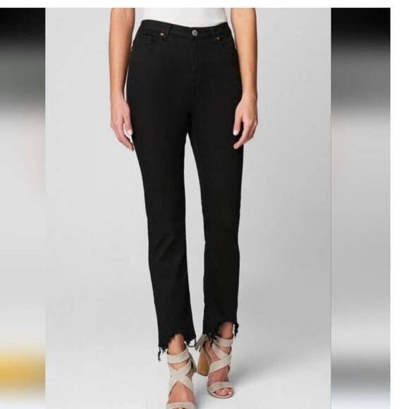 Blank NYC The Madison Crop high rise jeans in Black Size 25 NWT - Picture 12 of 12